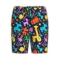 thumbnail image 1 of Lsque Colorful Air Balloons1 Mens Sleep Pajama Shorts,Short Pajama Pants, Cotton Ultra-Soft Knit-XX-Large, 1 of 9