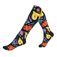thumbnail image 1 of Lsque Colorful Air Balloons1 Pattern Sport Compression Socks for Men & Women 15-20 mmHg Knee High Nurse Pregnant Running Medical and Travel Athletic, 1 of 6