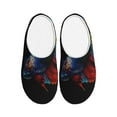 thumbnail image 1 of Lsque Colorful Betta Fish Pattern Womens Comfort Cotton on Scuff With Memory Foam and Anti-skid Sole Slipper-46/47, 1 of 7