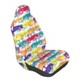 thumbnail image 1 of Lsque Colorful Car Pattern Car Seat Covers for Front Seats , Waterproof Seat Covers for Cars, Sporty Front Seat Covers,Car Seat Cover Protector Front Seats, 1 of 5