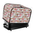 thumbnail image 1 of Lsque Colorful Donuts Print 2 Slice Toaster Cover , Kitchen Appliance Dustproof Protector , Toaster Protector Dustproof Kitchen Appliance Cover, 1 of 7