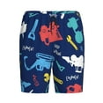 thumbnail image 1 of Lsque Colorful Excavator Mens Sleep Pajama Shorts,Short Pajama Pants, Cotton Ultra-Soft Knit-X-Large, 1 of 9