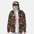 thumbnail image 1 of Lsque Colorful Floral Embroidery Mexican UPF 50+ Lightweight Sun Protection Men's Women's Long Sleeve Shirt, Hoodie Performance -X-Large, 1 of 9