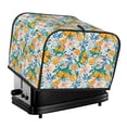 thumbnail image 1 of Lsque Colorful Fruits Print 2 Slice Toaster Cover , Kitchen Appliance Dustproof Protector , Toaster Protector Dustproof Kitchen Appliance Cover, 1 of 7