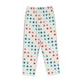 thumbnail image 1 of Lsque Colorful Geometric Print Women's Pajama Pants, Lounge Pant - Comfortable Home Wear,Elastic Waistband, Stylish Design-X-Large, 1 of 9