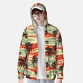 thumbnail image 1 of Lsque Colorful Hawaii Palms UPF 50+ Lightweight Sun Protection Men's Women's Long Sleeve Shirt, Hoodie Performance -Large, 1 of 9