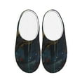thumbnail image 1 of Lsque Colorful Ink Cute Horse Pattern Womens Comfort Cotton on Scuff With Memory Foam and Anti-skid Sole Slipper-35/36, 1 of 7