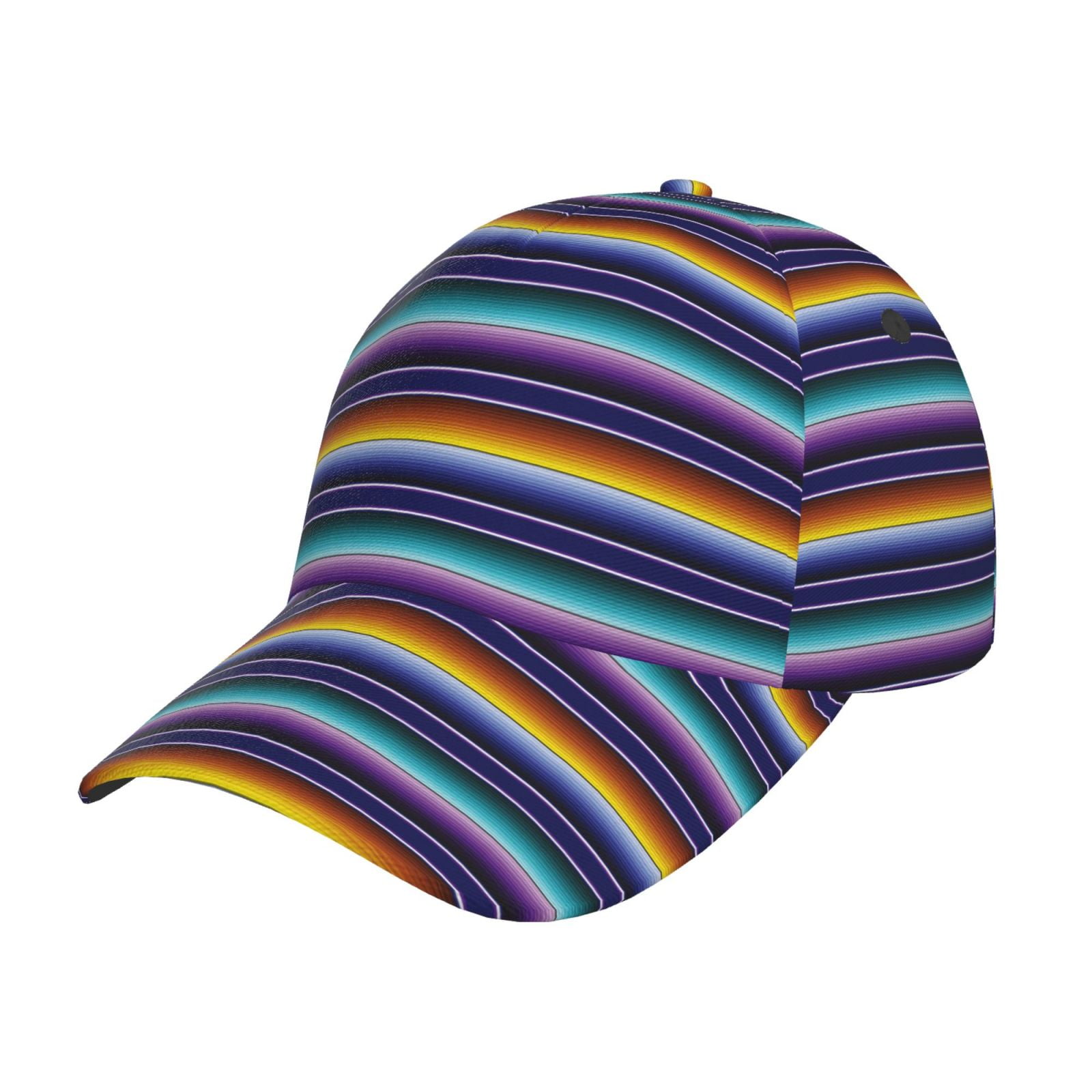 Lsque Colorful Mexican Stripes Pattern Baseball Cap Trucker Low Profile ...