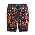 thumbnail image 1 of Lsque Colorful Mexican2 Mens Sleep Pajama Shorts,Short Pajama Pants, Cotton Ultra-Soft Knit-Medium, 1 of 9