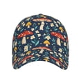 thumbnail image 1 of Lsque Colorful Mushrooms Baseball Cap Trucker Low Profile Hat Golf Dad Hat Adjustable Original Classic Unconstructed Plain Cap Men Women, 1 of 9