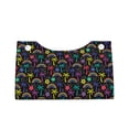 thumbnail image 1 of Lsque Colorful Palms Printed Long Tissue Box Cover Holder, Facial Paper Organizer Dispenser,Triangle with Bottom Belt, PVC Leather Decorative Organizer, 1 of 9