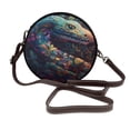 thumbnail image 1 of Lsque Colorful Patterned Snake Pattern Shoulder Bag – Microfiber Leather Crossbody with Detachable Strap & Handle Ring, Waterproof & Durable, Elegant Everyday Carry, 1 of 5