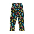 thumbnail image 1 of Lsque Colorful Pineapple Print Men's Pajama Pants, Lounge Pant - Comfortable Home Wear,Elastic Waistband, Stylish Design-X-Large, 1 of 9