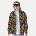 thumbnail image 1 of Lsque Colorful Pineapples1 UPF 50+ Lightweight Sun Protection Men's Women's Long Sleeve Shirt, Hoodie Performance -X-Large, 1 of 9