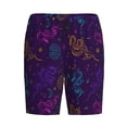 thumbnail image 1 of Lsque Colorful Snake Mens Sleep Pajama Shorts,Short Pajama Pants, Cotton Ultra-Soft Knit-Large, 1 of 9
