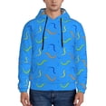 thumbnail image 1 of Lsque Colorful Snake Pattern Casual Men's Hoodie,Hooded Sweatshirt with Kangaroo Pocket,Pullover Hoodie-Medium, 1 of 7