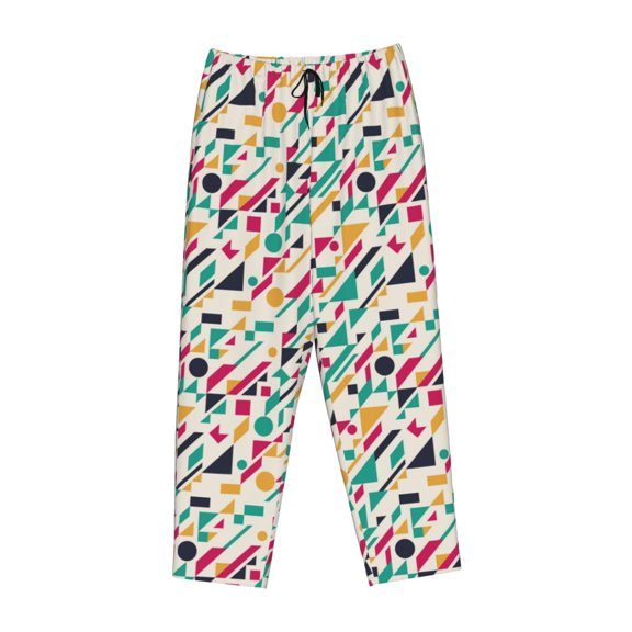 Lsque Colorful Spots Print Women's Pajama Pants, Lounge Pant - Comfortable Home Wear,Elastic Waistband, Stylish Design-Small