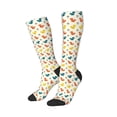 thumbnail image 1 of Lsque Colorful Squirrel Printed Crew Socks Men's Women's LightWeight Thin Casual Calf Socks ,Knee High Socks,Cotton Socks, 1 of 9