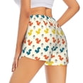 thumbnail image 1 of Lsque Colorful Squirrel Printed Women's Running Shorts with Liner Pockets,Elastic Quick Dry Workout Athletic Gym Yoga Shorts,Womens High Waist Shorts-Medium, 1 of 9