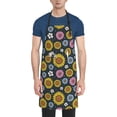 thumbnail image 1 of Lsque Colorful Sunflowers Waterproof Apron Chef Aprons for Men Heavy Duty Chemical Work Apron Extra Long Grilling Aprons with Adjustable Bib Apron, 1 of 9