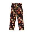 thumbnail image 1 of Lsque Colorful Tulips Print Men's Pajama Pants, Lounge Pant - Comfortable Home Wear,Elastic Waistband, Stylish Design-Large, 1 of 9
