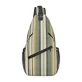 thumbnail image 1 of Lsque Colourful stripes Pattern Cross Chest Bag Diagonally – Premium Durable Front Chest Sling with Adjustable Padded Strap, High-Capacity Storage, 1 of 8