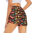 thumbnail image 1 of Lsque Construction Truck Printed Women's Running Shorts with Liner Pockets,Elastic Quick Dry Workout Athletic Gym Yoga Shorts,Womens High Waist Shorts-, 1 of 9
