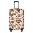 thumbnail image 1 of Lsque Cooking Bbq Printed Luggage Cover, Travel Luggage Protector,Scratch and Dirt Resistant, Fits 18-32 Inch Luggage - X-Large, 1 of 9
