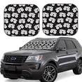 thumbnail image 1 of Lsque Cool Car 2 PCS Windshield Sun Shade | CarFoldable Window Covers | Car Accessories Reflect UV for Universal Cars SUV Truck | Medium, 1 of 7