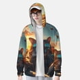 thumbnail image 1 of Lsque Cool Cat Driving Sunset UPF 50+ Lightweight Sun Protection Men's Women's Long Sleeve Shirt, Hoodie Performance -X-Large, 1 of 9