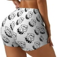 thumbnail image 1 of Lsque Cool Dog Pattern High Waisted Biker Shorts for Women-Tummy Control Fitness Athletic Workout Running Yoga Gym Shorts,Moisture-Wicking-, 1 of 9