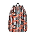 thumbnail image 1 of Lsque Cool Flamingo Pattern Canvas Daypack, Durable Backpack, High-quality Versatile Backpack,Vintage Compact Backpack-Medium, 1 of 6