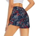 thumbnail image 1 of Lsque Cool Red Off-Road Vehicle Printed Women's Running Shorts with Liner Pockets,Elastic Quick Dry Workout Athletic Gym Yoga Shorts,Womens High Waist Shorts-X-Large, 1 of 9