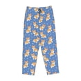 thumbnail image 1 of Lsque Corgi Print Women's Pajama Pants, Lounge Pant - Comfortable Home Wear,Elastic Waistband, Stylish Design-XX-Large, 1 of 9