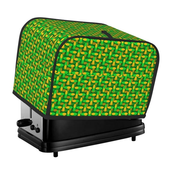 Lsque Corn 4 Print 2 Slice Toaster Cover , Kitchen Appliance Dustproof Protector , Toaster Protector Dustproof Kitchen Appliance Cover