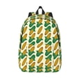 thumbnail image 1 of Lsque Corn 8 Pattern Canvas Daypack, Durable Backpack, High-quality Versatile Backpack,Vintage Compact Backpack-Medium, 1 of 6
