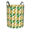thumbnail image 1 of Lsque Corn 8 pattern Laundry Hamper Basket, Tall Woven Rope Hamper Basket for Clothes, Lightweight Storage Basket, Collapsible Waterproof-, 1 of 8