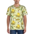 thumbnail image 1 of Lsque Corn And Corn Oil Pattern Mens Polo Golf Shirts Funny Graphics Shorts Sleeve Button Shirts Baseball T-shirt-4X-Large, 1 of 7