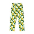 thumbnail image 1 of Lsque Corn Cob Print Men's Pajama Pants, Lounge Pant - Comfortable Home Wear,Elastic Waistband, Stylish Design-Large, 1 of 9
