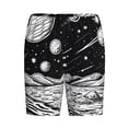 thumbnail image 1 of Lsque Cosmic Landscape Celestial Art Mens Sleep Pajama Shorts,Short Pajama Pants, Cotton Ultra-Soft Knit-3X-Large, 1 of 9