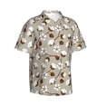 thumbnail image 1 of Lsque Cotton Tree pattern Hawaiian Shirt for Men, Unisex Summer Beach Casual Short Sleeve Button Down Shirts-Medium, 1 of 9