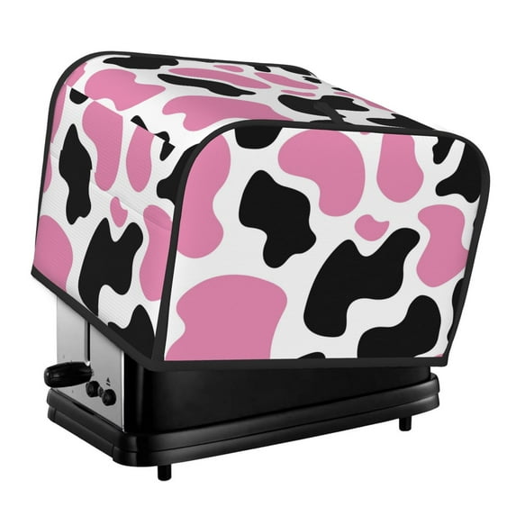Lsque Cow Spots Print 4 Slice Toaster Cover , Kitchen Appliance Dustproof Protector , Toaster Protector Dustproof Kitchen Appliance Cover