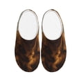 thumbnail image 1 of Lsque Cow With Butterflies Lilies Pattern Womens Comfort Cotton on Scuff With Memory Foam and Anti-skid Sole Slipper-42/43, 1 of 7
