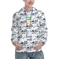 thumbnail image 1 of Lsque Cow With Fresh Milk Pattern Casual Women's Hoodie,Hooded Sweatshirt with Kangaroo Pocket,Pullover Hoodie with Eye-catching Drawstrings-Large, 1 of 7