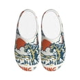 thumbnail image 1 of Lsque Cowboy Rising Horse Pattern Womens Comfort Cotton on Scuff With Memory Foam and Anti-skid Sole Slipper-40/41, 1 of 7