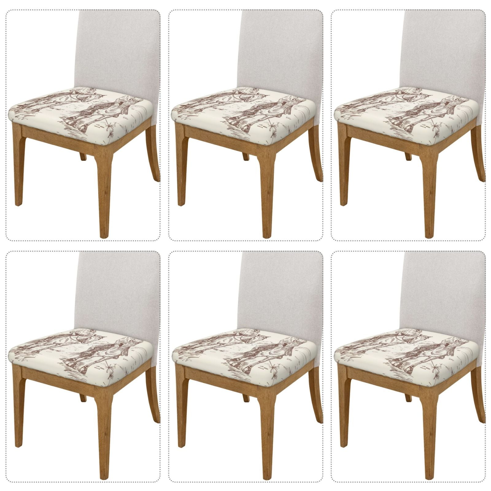 Lsque Cowboys Riding Horses In Desert Printed Square Couch Cushion