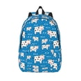 thumbnail image 1 of Lsque Cows Milk Pattern Canvas Daypack, Durable Backpack, High-quality Versatile Backpack,Vintage Compact Backpack-Medium, 1 of 6
