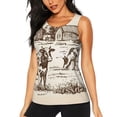 thumbnail image 1 of Lsque Cows On The Farm Printed Workout Tank Tops for Women, Athletic Sports Tank Tops, Compression Sleeveless Dry Fit Shirts,Sleeveless Yoga Shirt-Small, 1 of 9