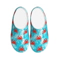 thumbnail image 1 of Lsque Crab Swims In The Ocean Pattern Womens Comfort Cotton on Scuff With Memory Foam and Anti-skid Sole Slipper-46/47, 1 of 7