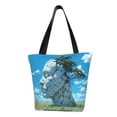 thumbnail image 1 of Lsque Cracked Earth Head Tree Pattern Beach Tote,Shoulder Handbag,Spacious Tote Bag,Lightweight Travel Bag,Versatile Shopping Bag, 1 of 6